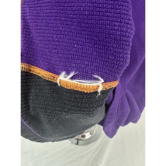 Marmot Womens Purple Charcoal Grey 1/4 Zip Base Layer Pullover Size Small S/P - Picture 5 of 5